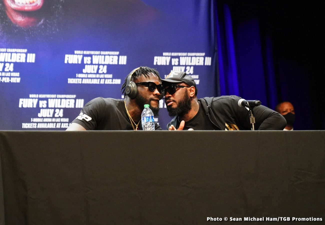 Image: Team Wilder take down Chris Colbert interview?
