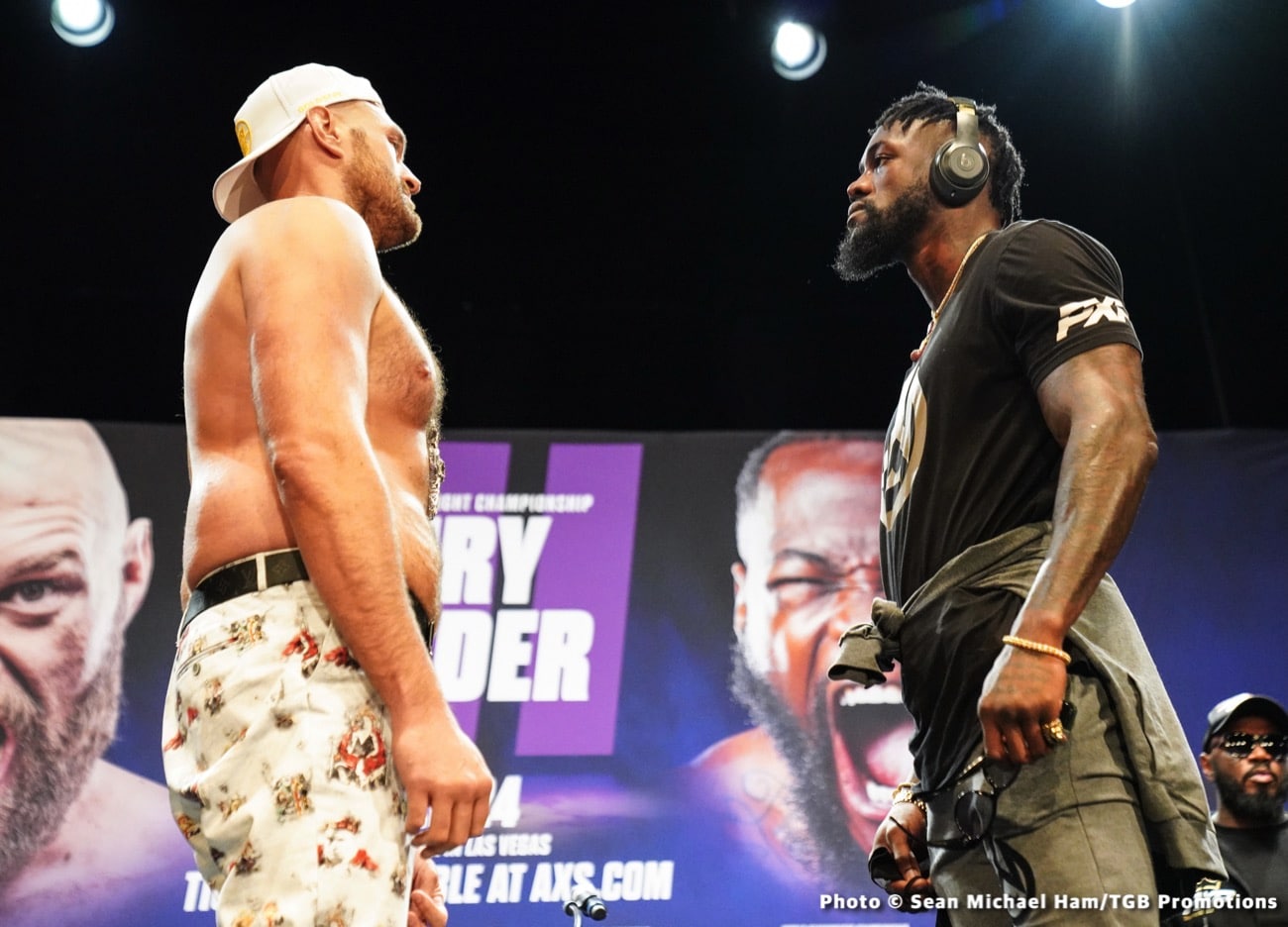 Image: Deontay Wilder expects Fury to cheat in trilogy on July 24th
