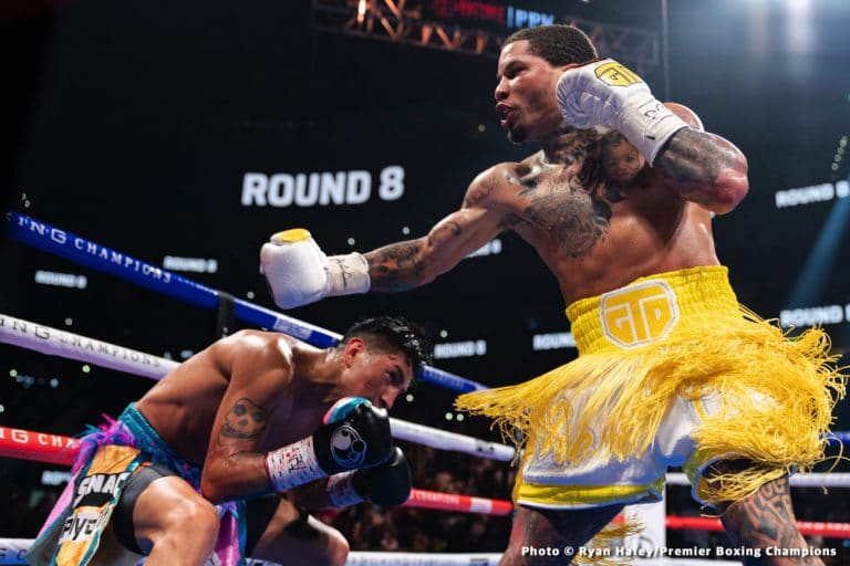 Image: Gervonta Davis sparring Shawn Porter for Pitbull Cruz and Terence Crawford fight