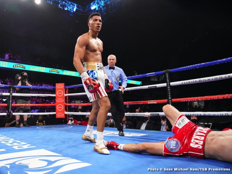Image: Boxing Results: David Morrell, Jr. Knocked Out Mario Abel Cazares in First!