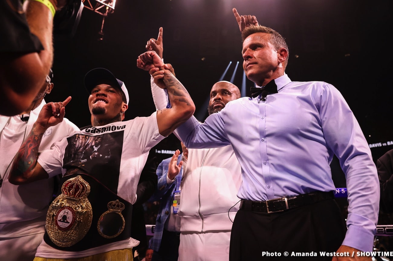 Image: Boxing Results: Gervonta Davis stops Mario Barrios in 11th round