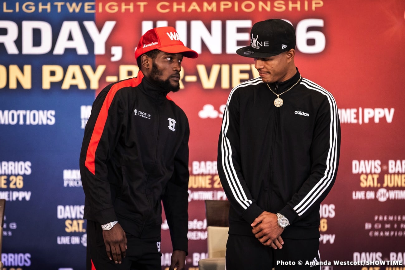 Image: Gervonta Davis vs. Mario Barrios - final Showtime press conference quotes