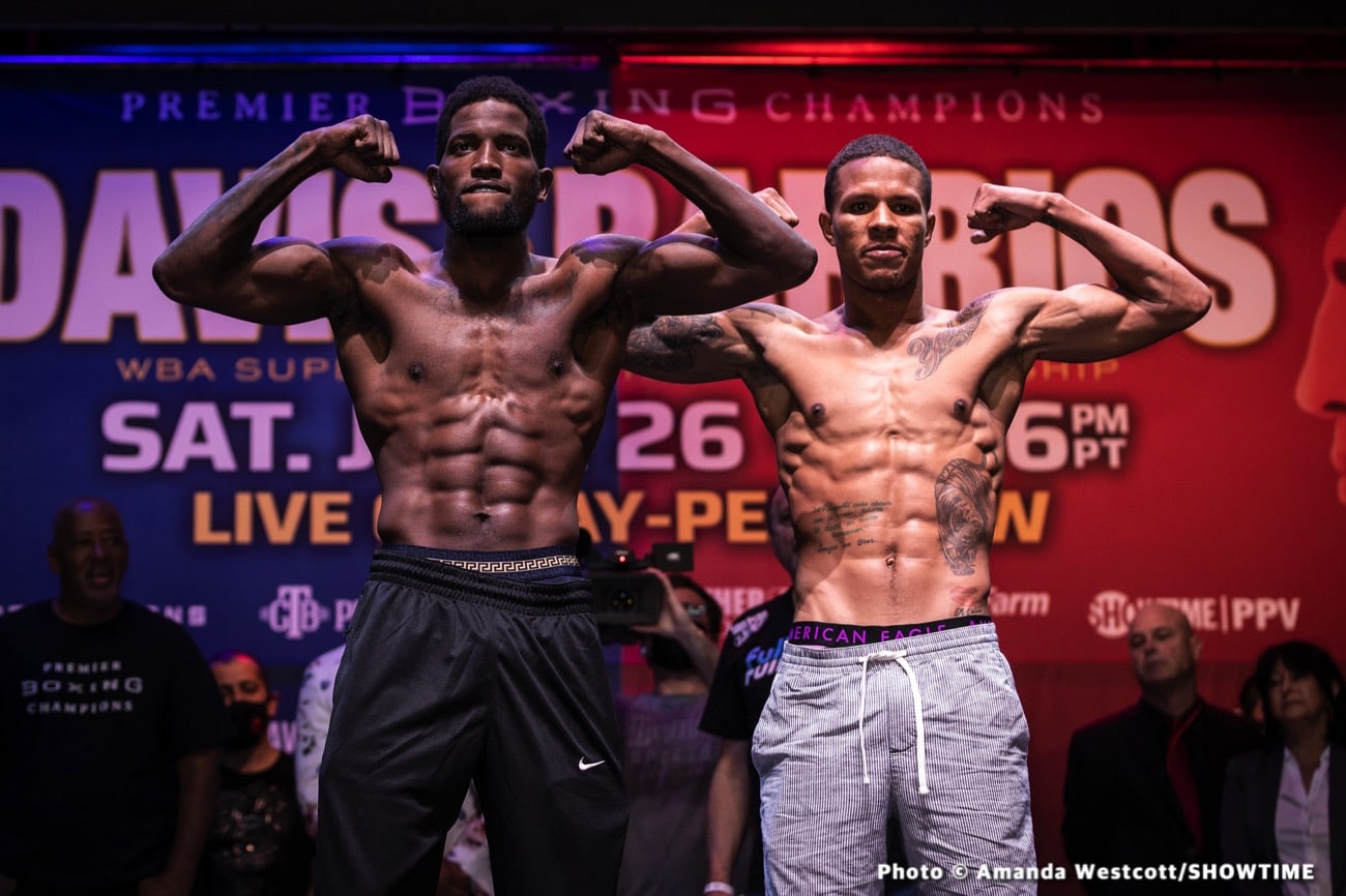 Image: Gervonta vs. Barrios & Lubin vs. Rosario - weigh-in results