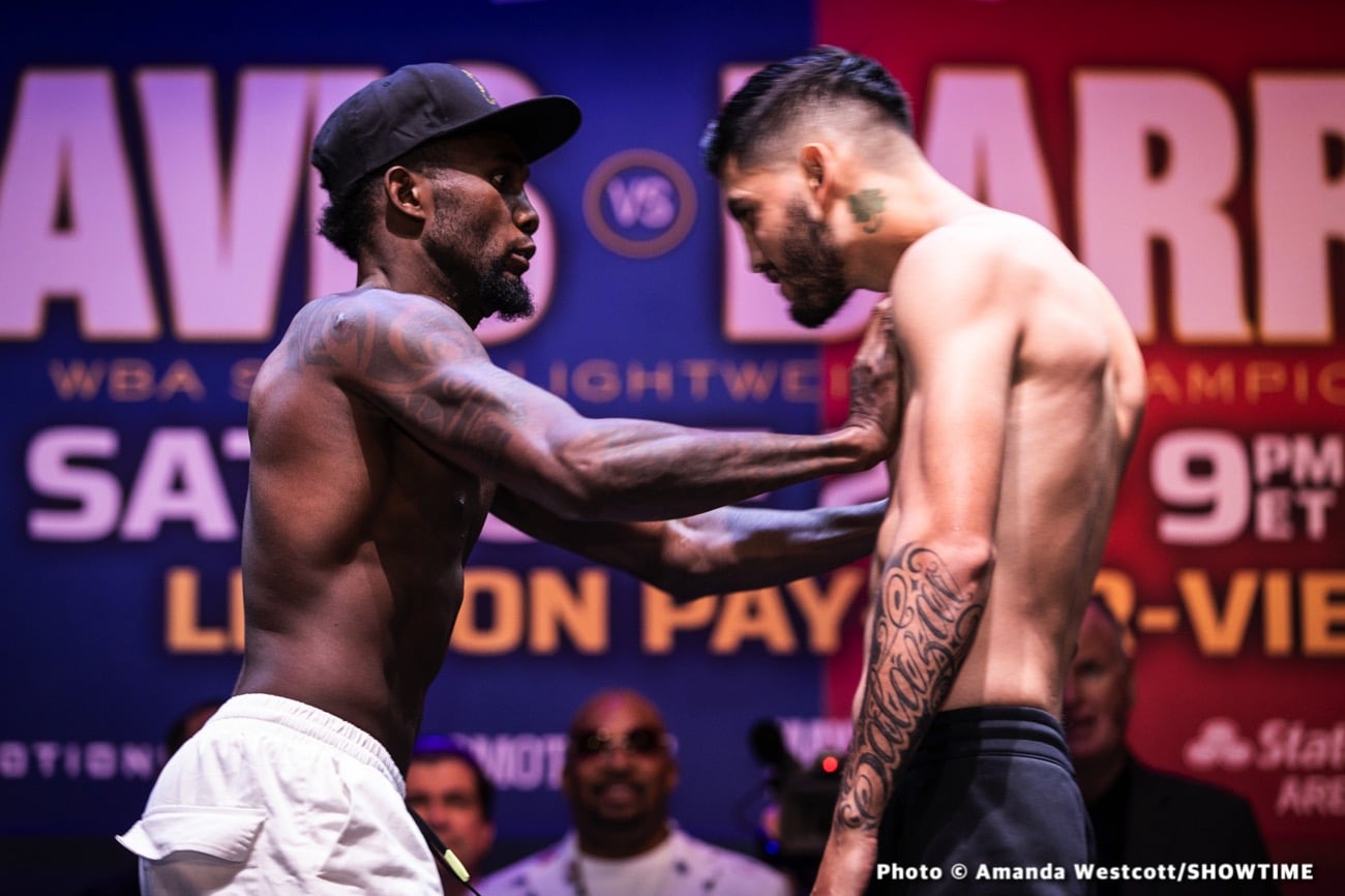 Image: Gervonta vs. Barrios & Lubin vs. Rosario - weigh-in results