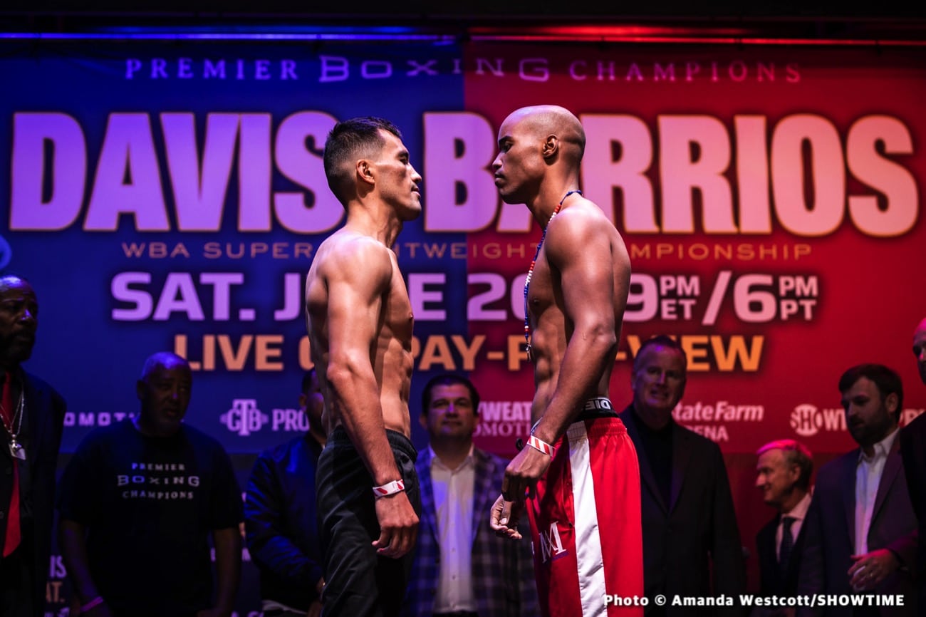 Image: Gervonta vs. Barrios & Lubin vs. Rosario - weigh-in results