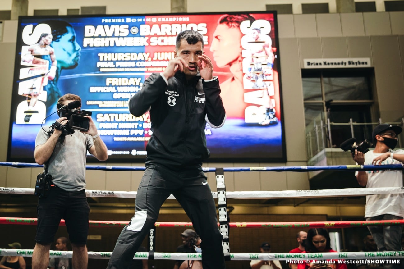 Image: Gervonta Davis vs. Mario Barrios workout photos & quotes