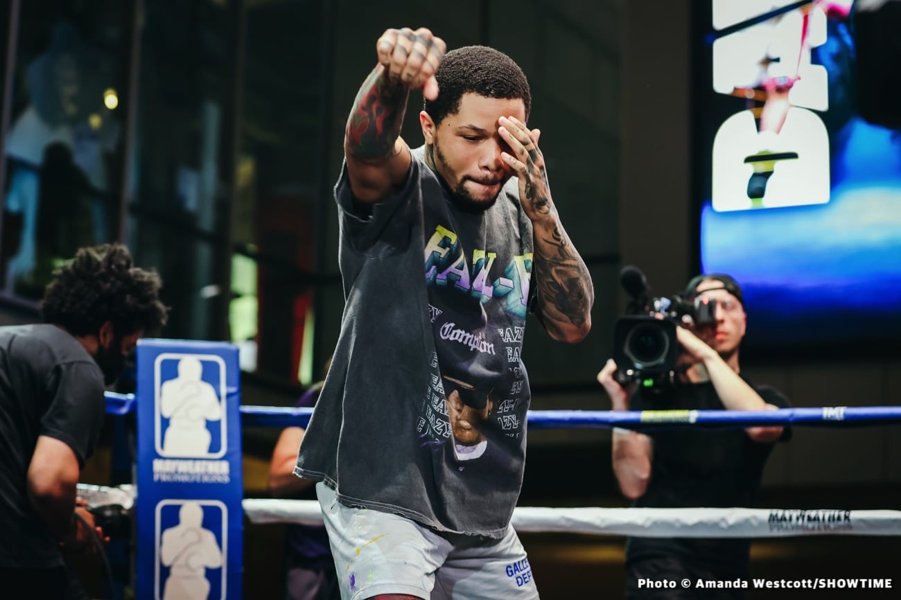 Image: Gervonta Davis vs. Mario Barrios workout photos & quotes
