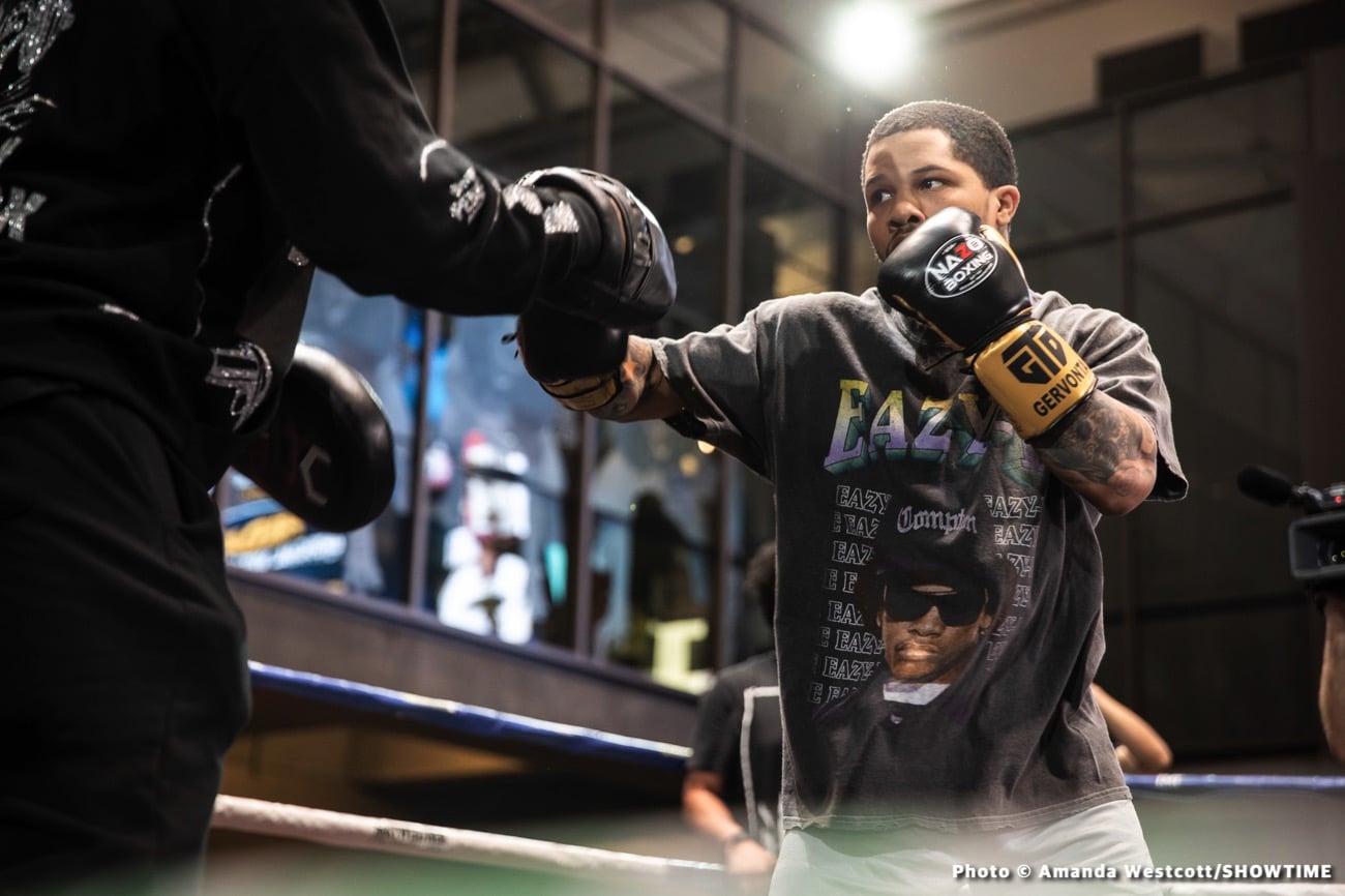 Image: Gervonta Davis vs. Mario Barrios workout photos & quotes
