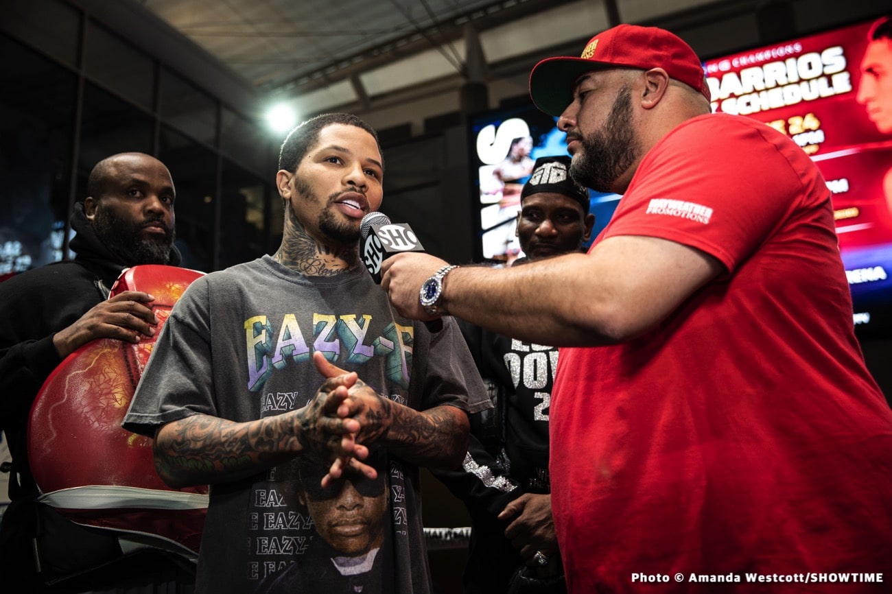 Image: Gervonta Davis vs. Mario Barrios workout photos & quotes