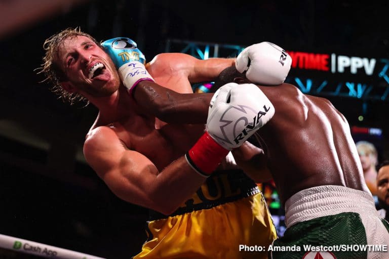 Image: Logan Paul responds to Mayweather having knocked him out talk