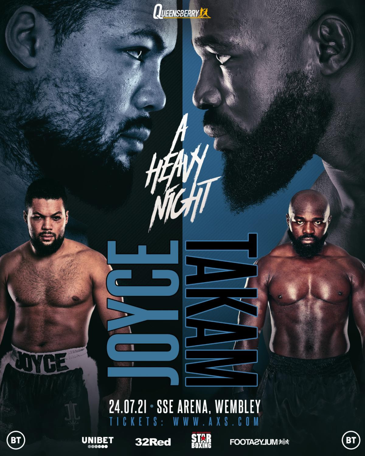 Image: Joyce takes on Takam in stay-busy fight on July 24th
