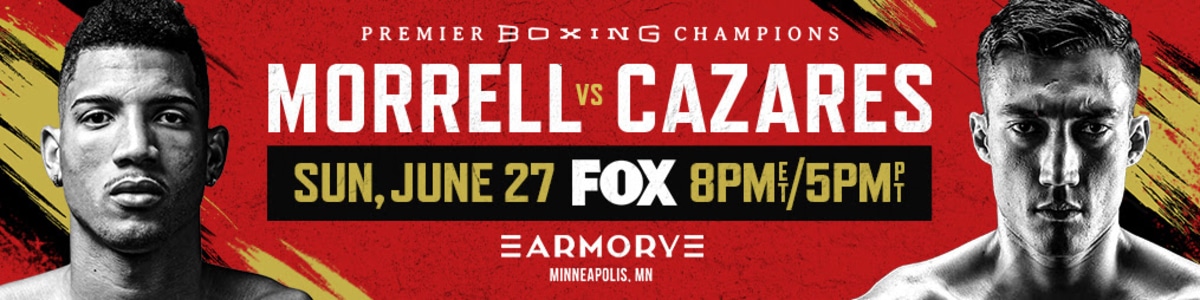 Image: David Morrell battles Mario Cázares on June 27th on FOX pbc