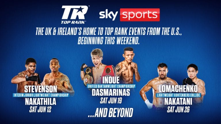 Image: Top Rank, Sky Sports & Boxxer Join Forces