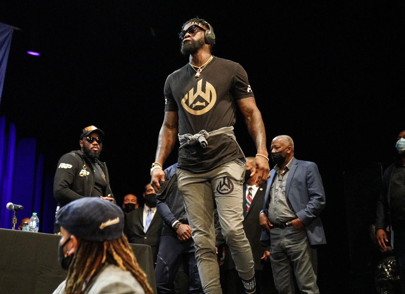 Image: Deontay Wilder looks ready for war