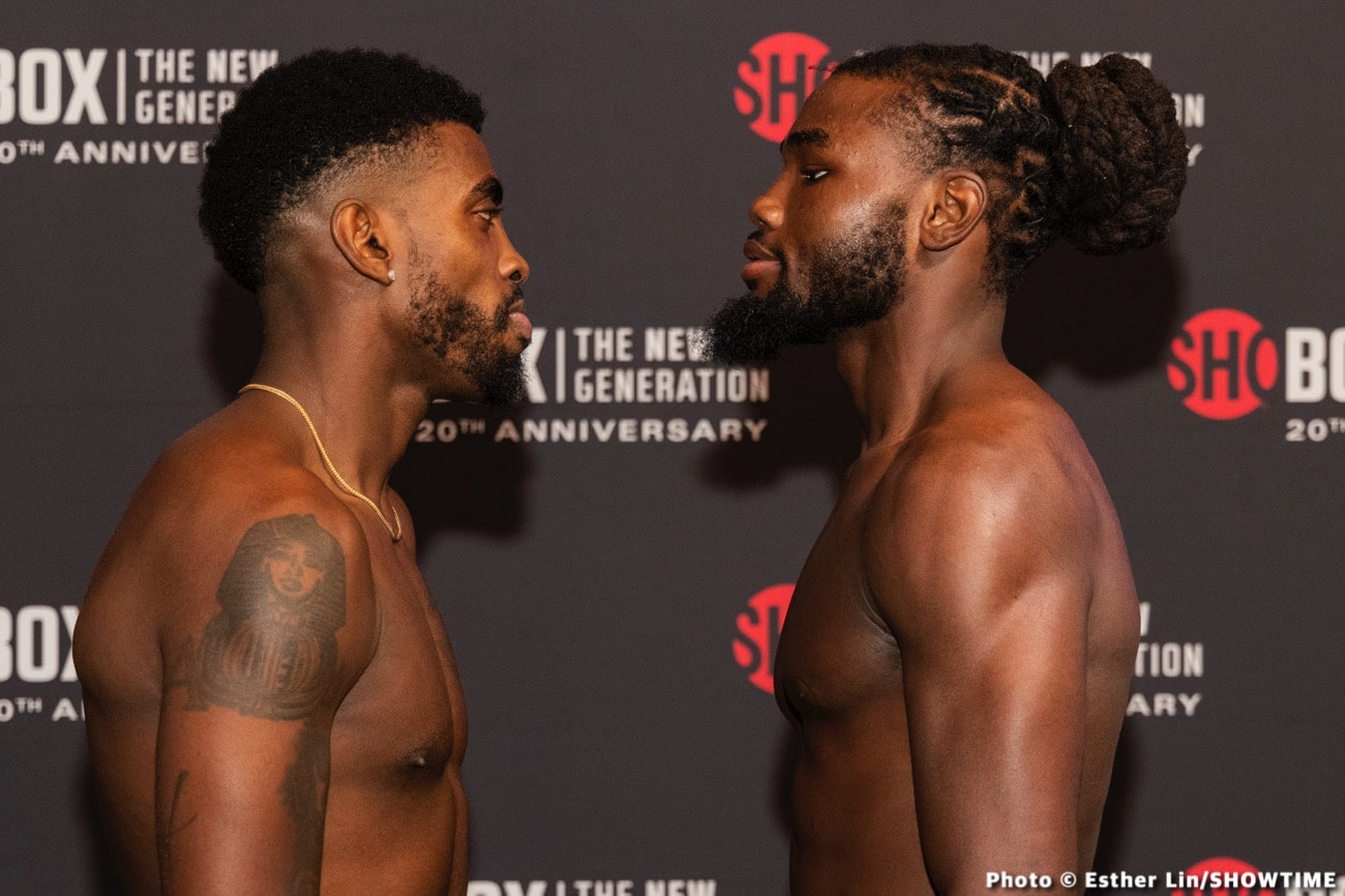 Image: Henderson vs Steen: Friday's ShoBox Official Weights and Photos