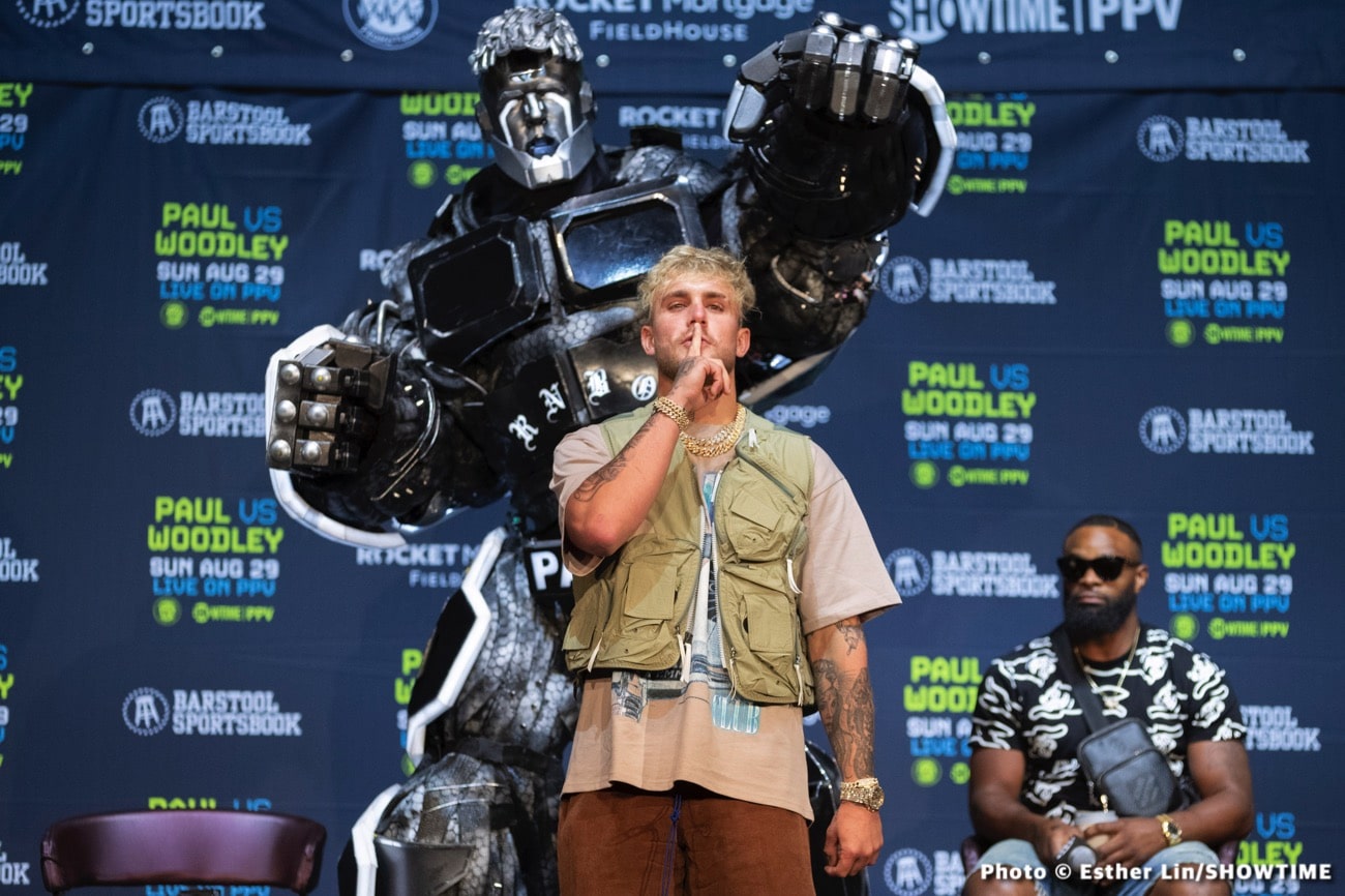 Image: Jake Paul vs. Tyron Woodley on Aug. 29 in Ohio - Showtime PPV