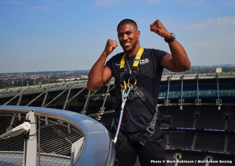Image: 'Anthony Joshua is likely to weigh-in at a career lightest!’ - Spencer Oliver