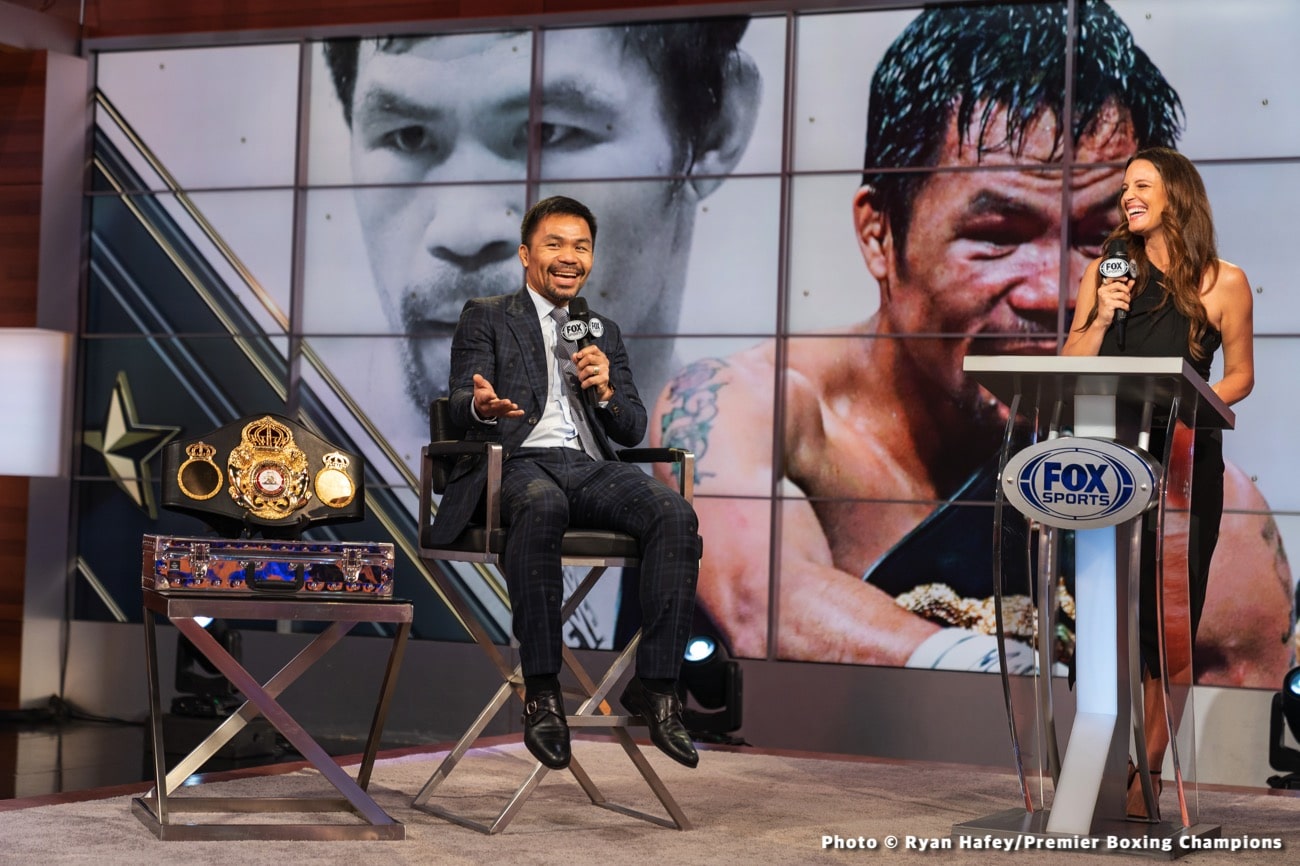Notebook: Pacquiao faces lawsuit seeking to stop him from fighting Spence