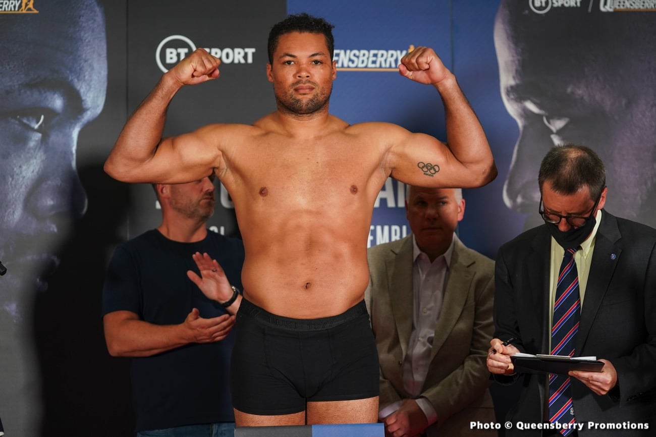 Image: Joe Joyce: 'Takam is coming to win, he wants Joshua'