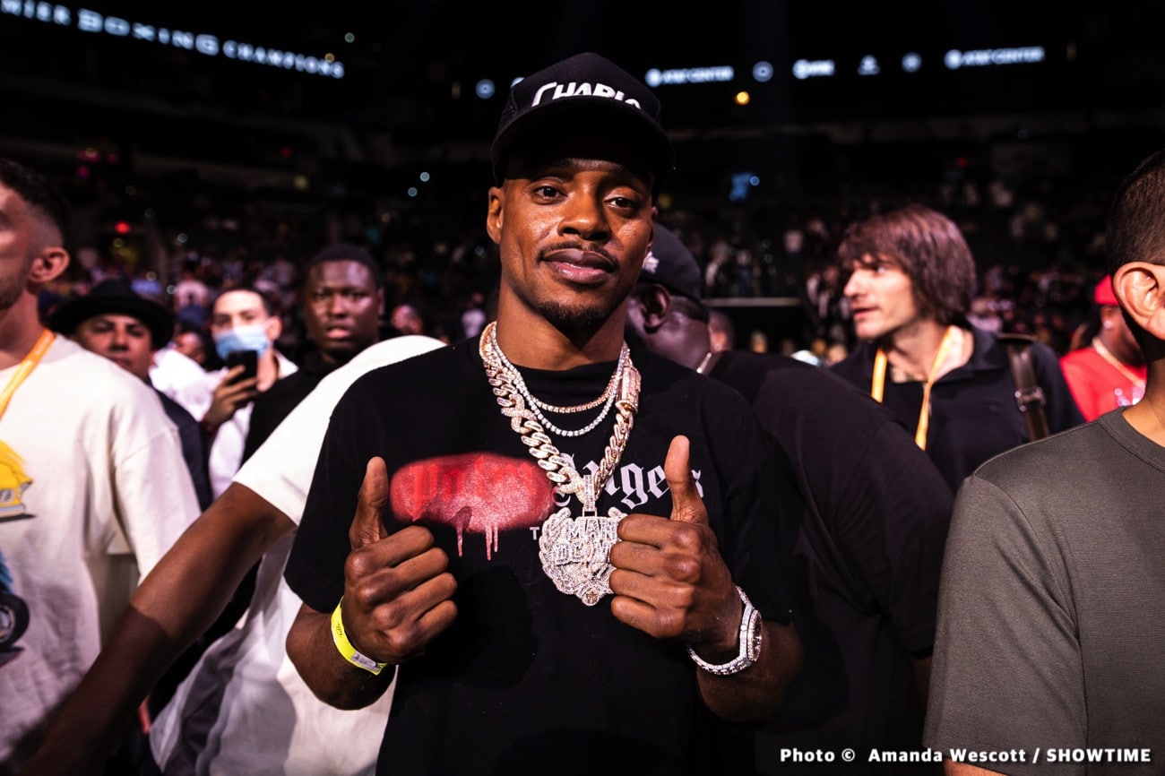 Andre Ward, Errol Spence Jr, Terence Crawford boxing photo and news image
