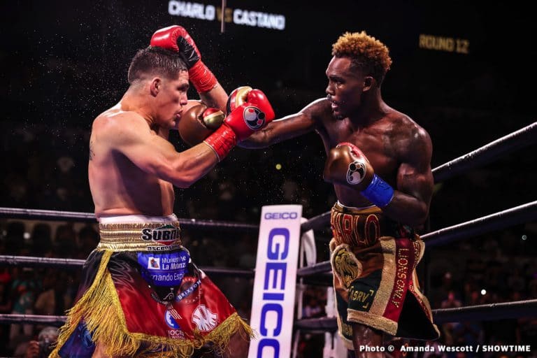 Image: Jermell Charlo and Brian Castano meet on February 26th at Toyota Center in Houston, Texas