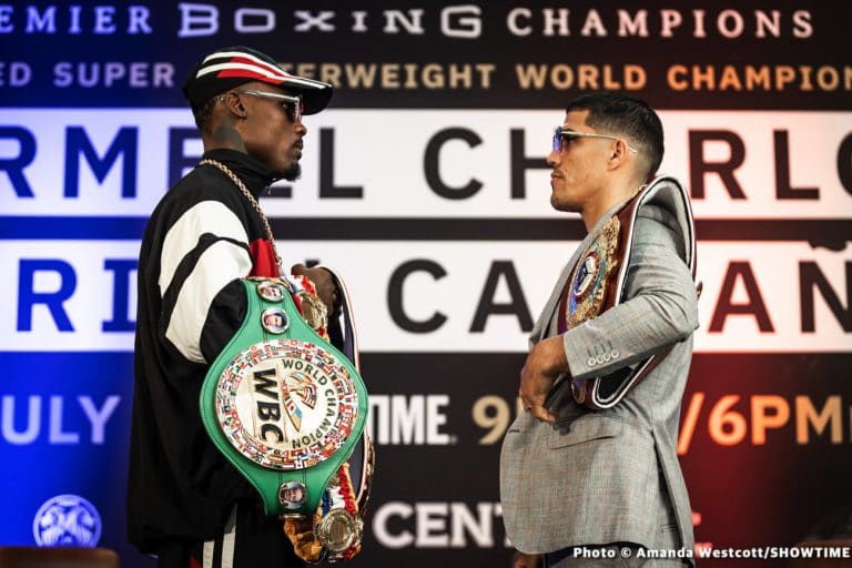 Image: Jermell Charlo warns Brian Castano that it's going to be a 'Bad night" for him