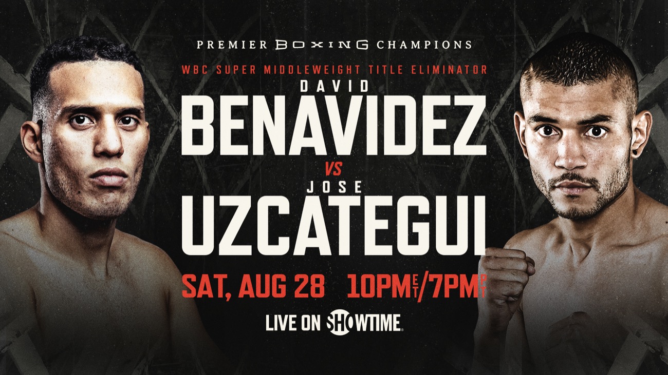 Image: David Benavidez vs. Jose Uzcategui on Aug.28 at Phoenix Suns Arena