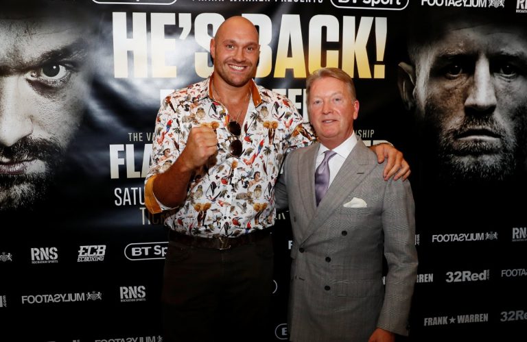 Image: Tyson Fury says: 'I'm the last person to blame' causing postponement of Deontay Wilder fight