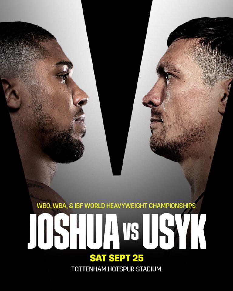 joshua usyk    good  tyson fury