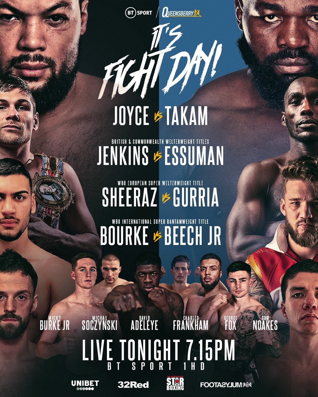 Image: LIVE: Joyce vs Takam on FITE TV - July 24