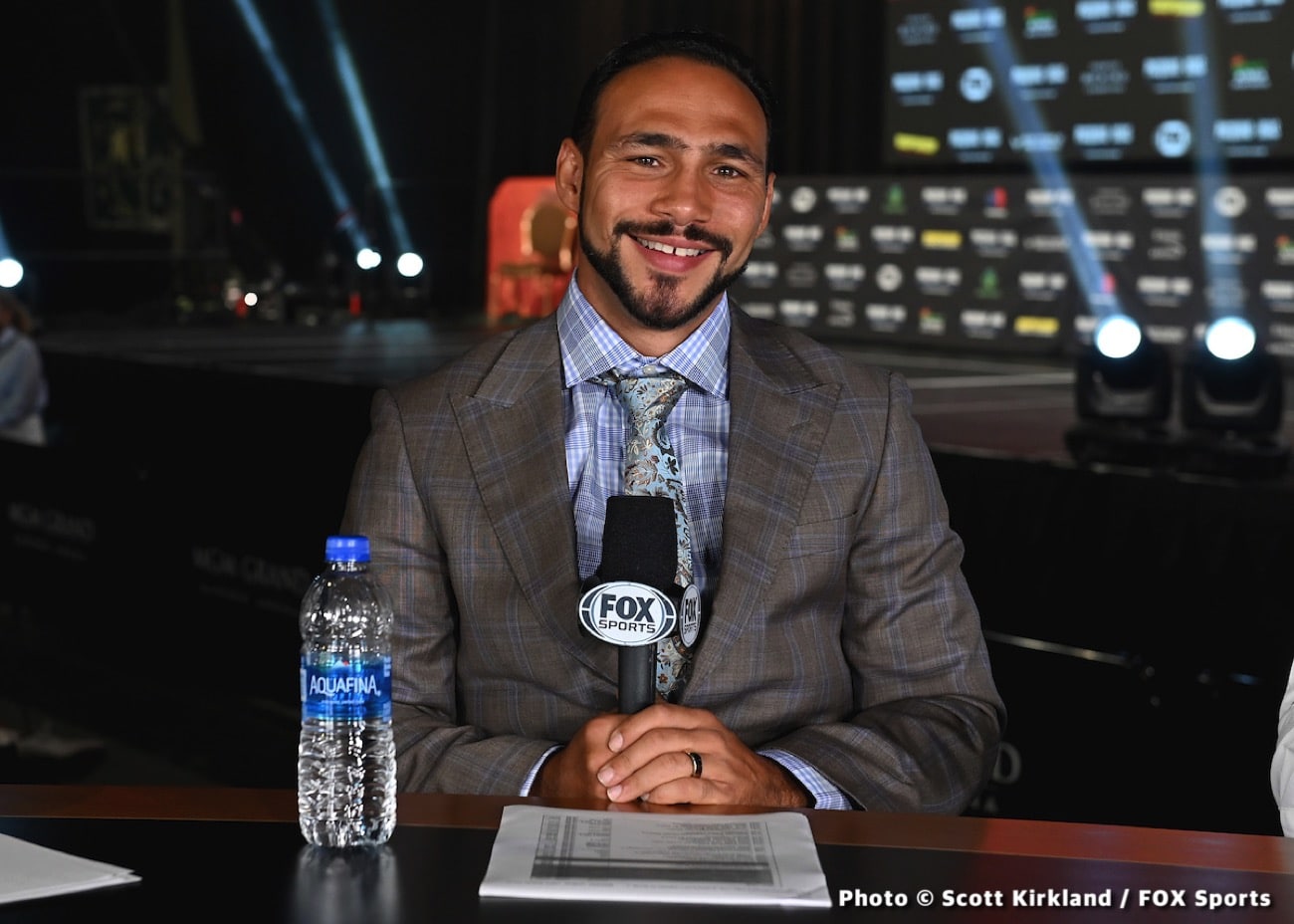 Keith Thurman, Manny Pacquiao boxing photo