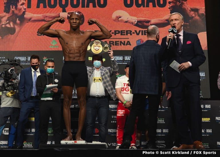 Image: Yordenis Ugas: I'm going for knockout of Pacquiao