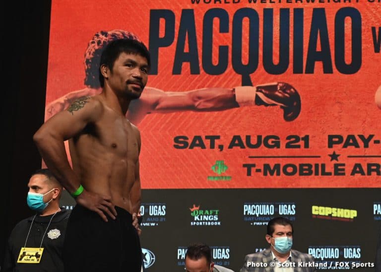 Pacquiao: 'We were sabotaged' : r/Boxing