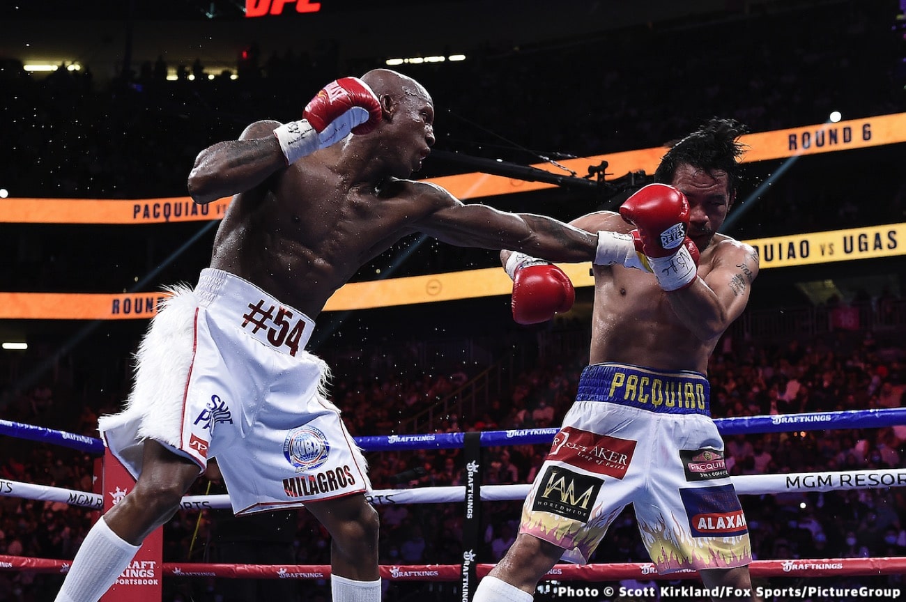 Image: Pacquiao considering rematch with Yordenis Ugas