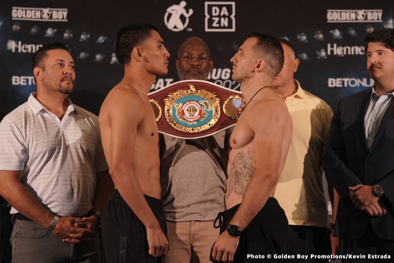 Image: Vergil Ortiz Jr 147 vs. Egidijus Kavaliauskas 146.6 - weigh-in results