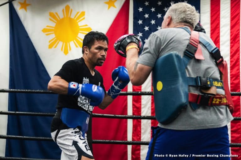 Image: Pacquiao came close to battling Khan, still wants to fight in UK