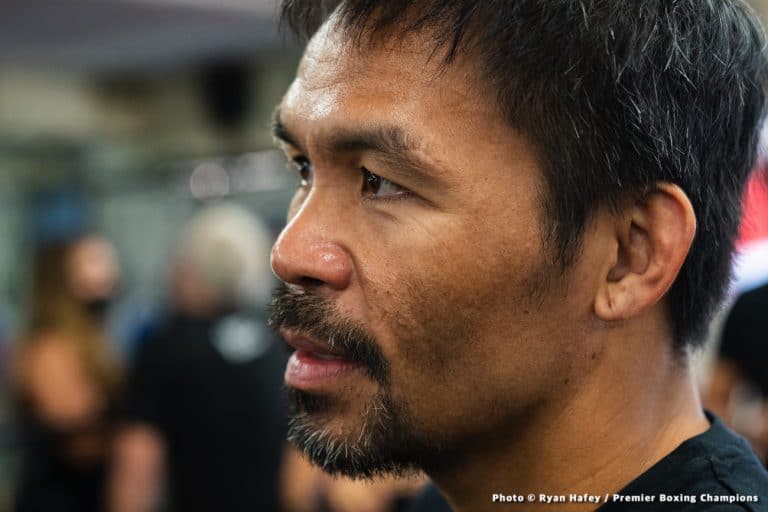 Image: Pacquiao open to Mayweather rematch, no interest in YouTuber fights