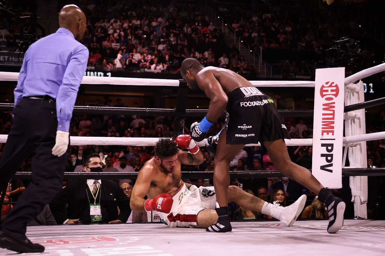Image: Boxing Results: Daniel Dubois stops Joe Cusumano in 1st round
