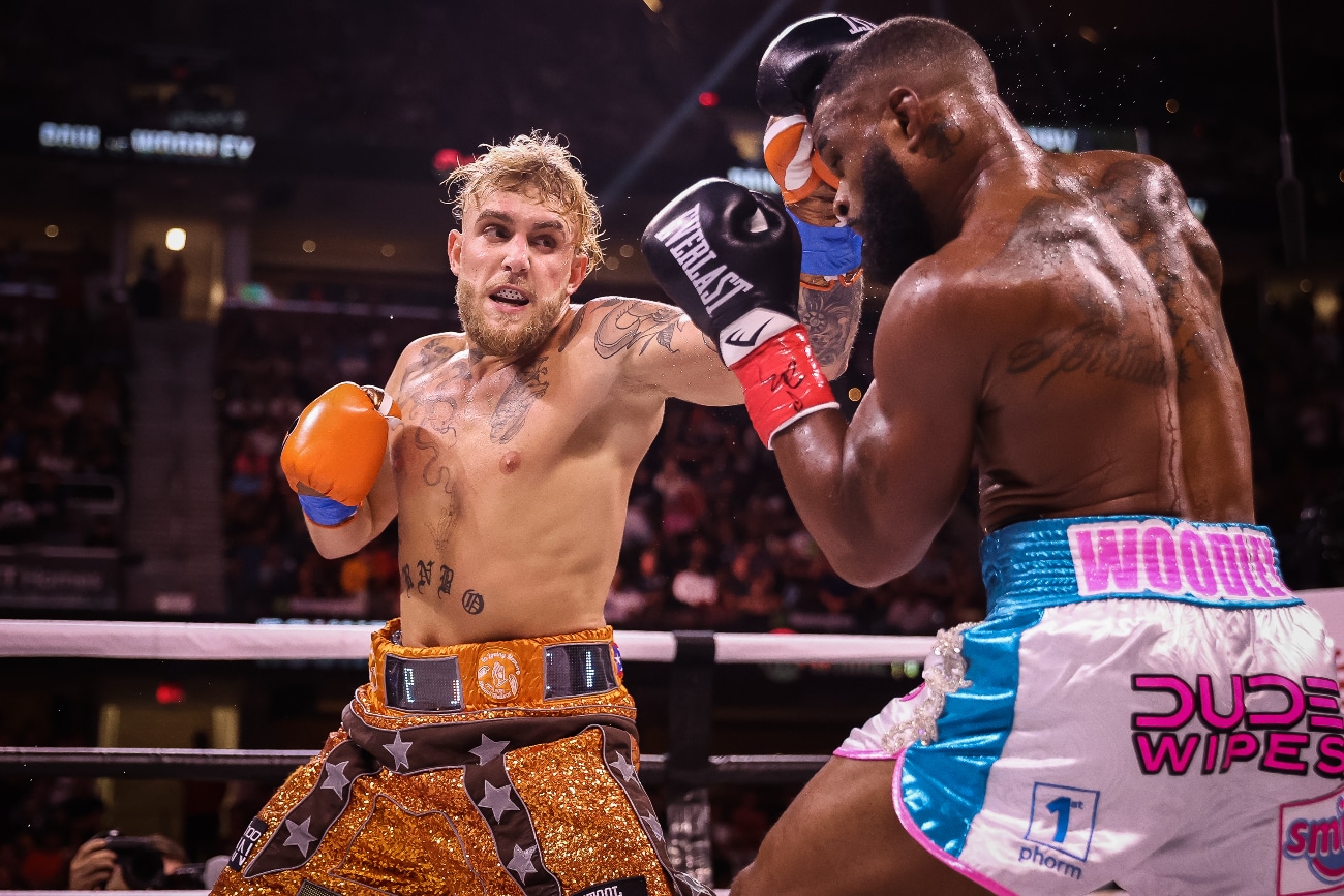 Image: Jake Paul open to Tyron Woodley rematch, tells him to get tattoo