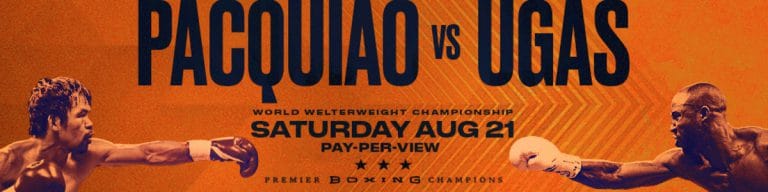 Image: Manny Pacquiao vs. Yordenis Ugas selling for $74.99 on PPV