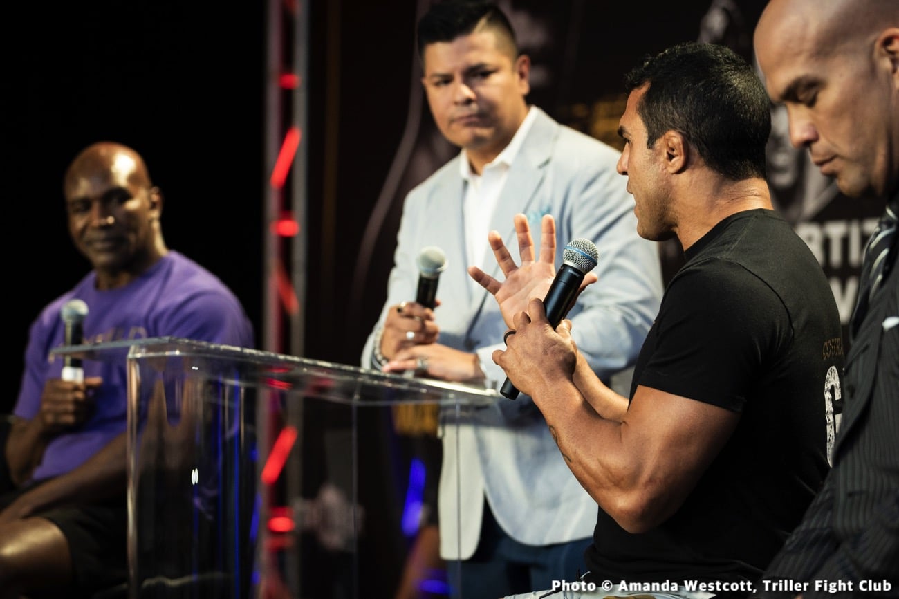 Image: Holyfield v Belfort & Haye v Fournier Weights & Quotes