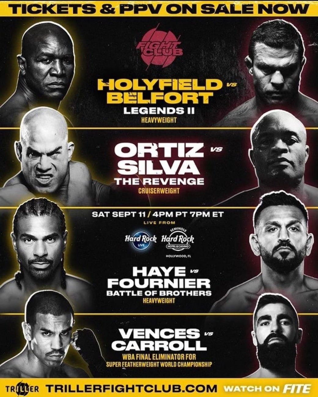 Image: LIVE: Holyfield vs Belfort, Haye vs Fournier FITE TV Stream