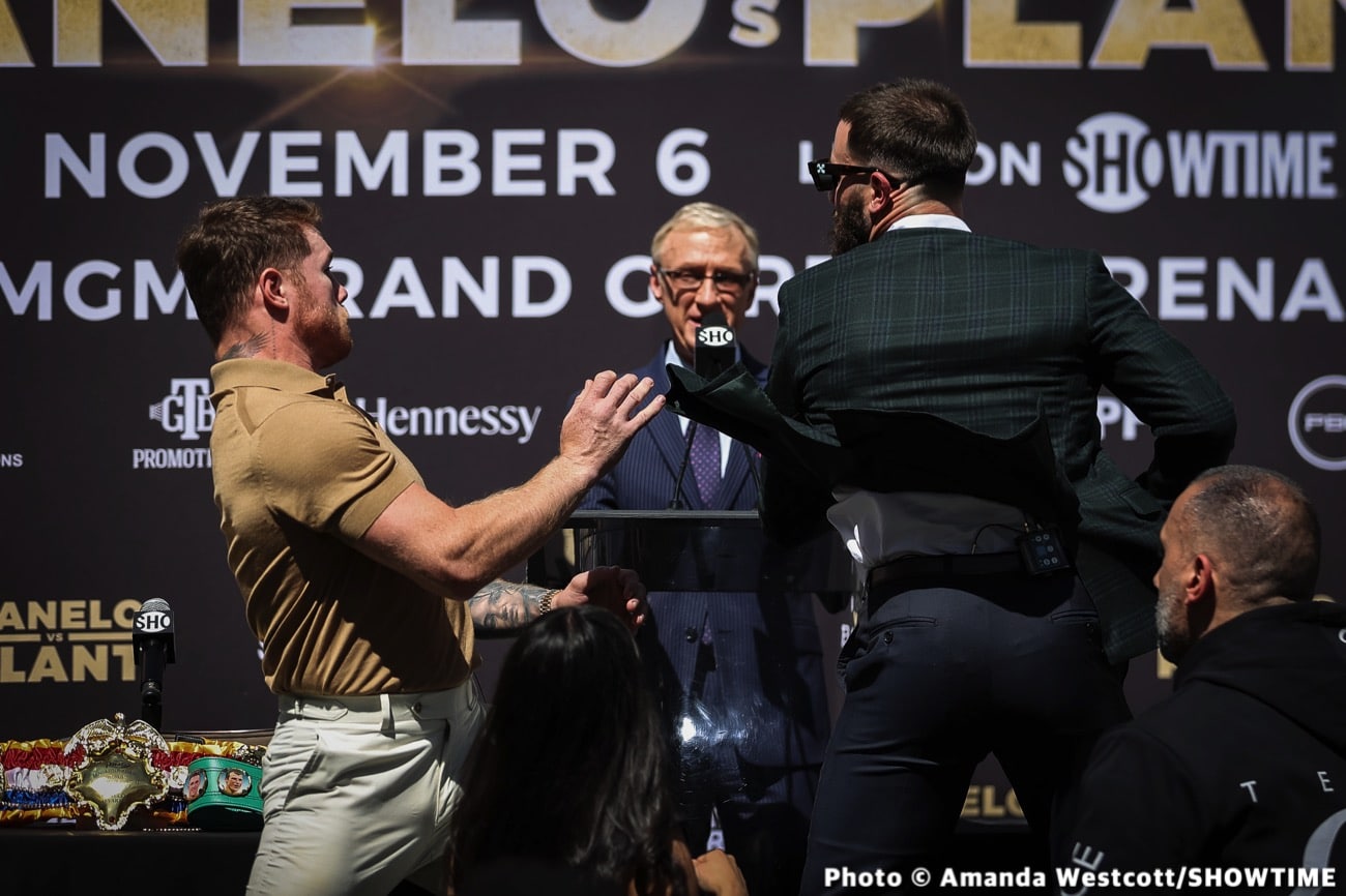 Image: Caleb Plant proves he did connect on Canelo Alvarez with left hand