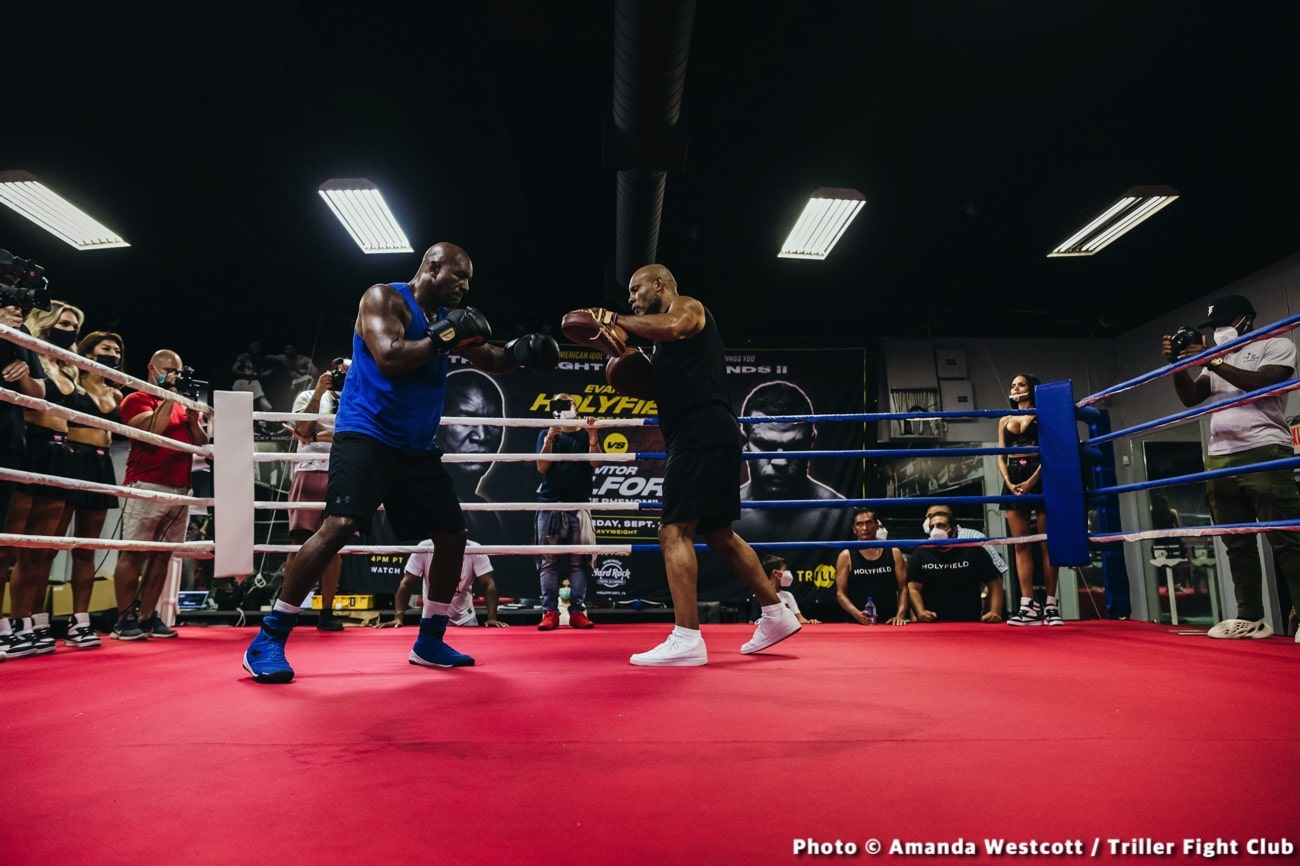 Image: Evander Holyfield: 'I'm not lying to myself'