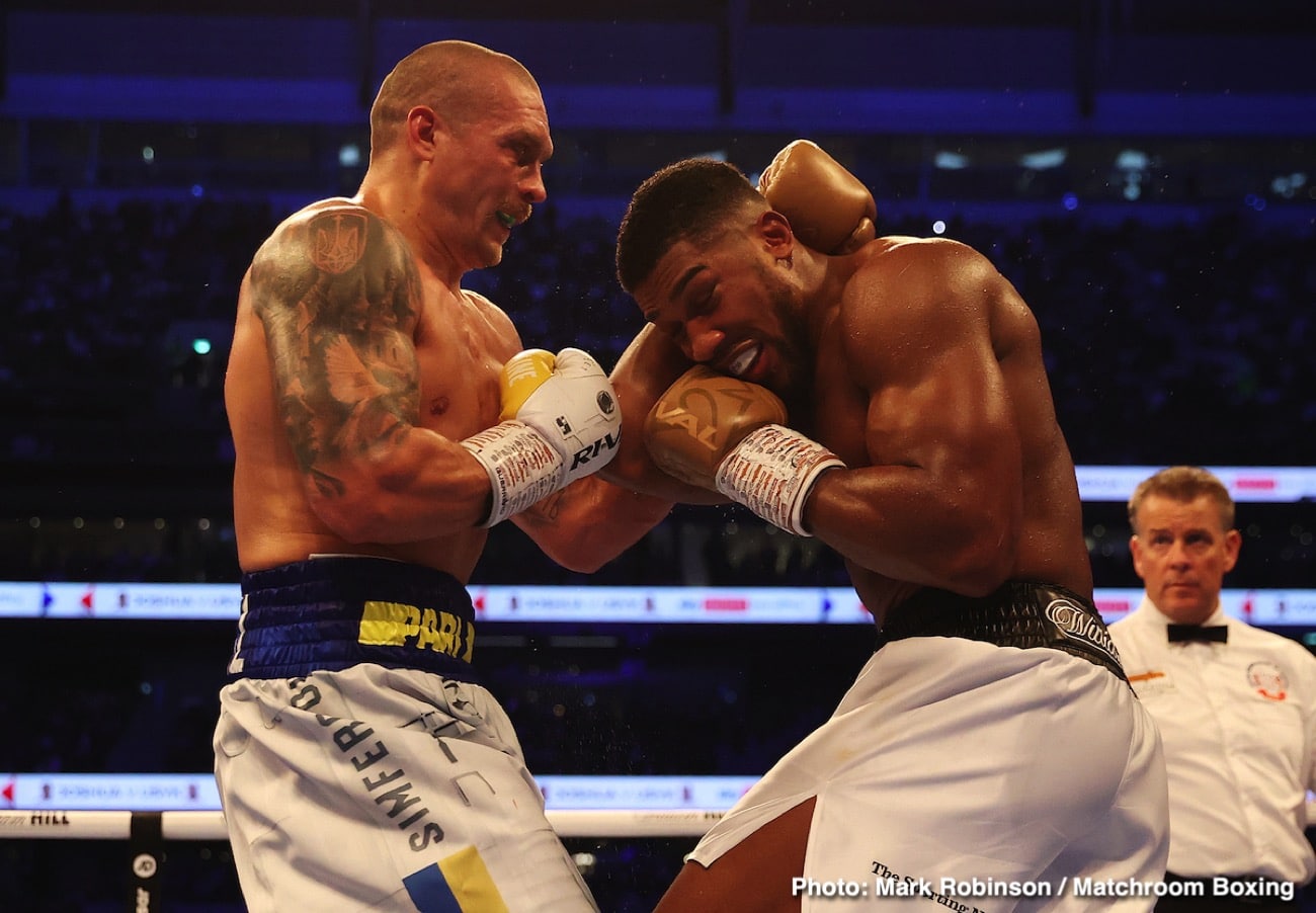 Anthony Joshua, Oleksandr Usyk, Tyson Fury boxing photo