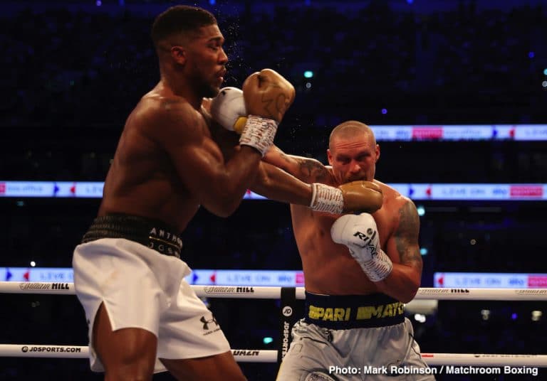 Image: Anthony Joshua making EXCUSES for why he lost to Oleksandr Usyk