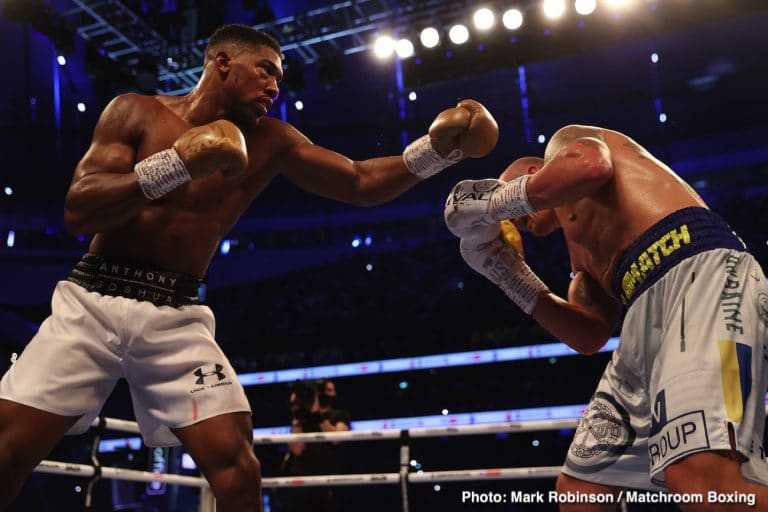 Image: Anthony Joshua's new DAZN deal a multi-year, 2 fights per year