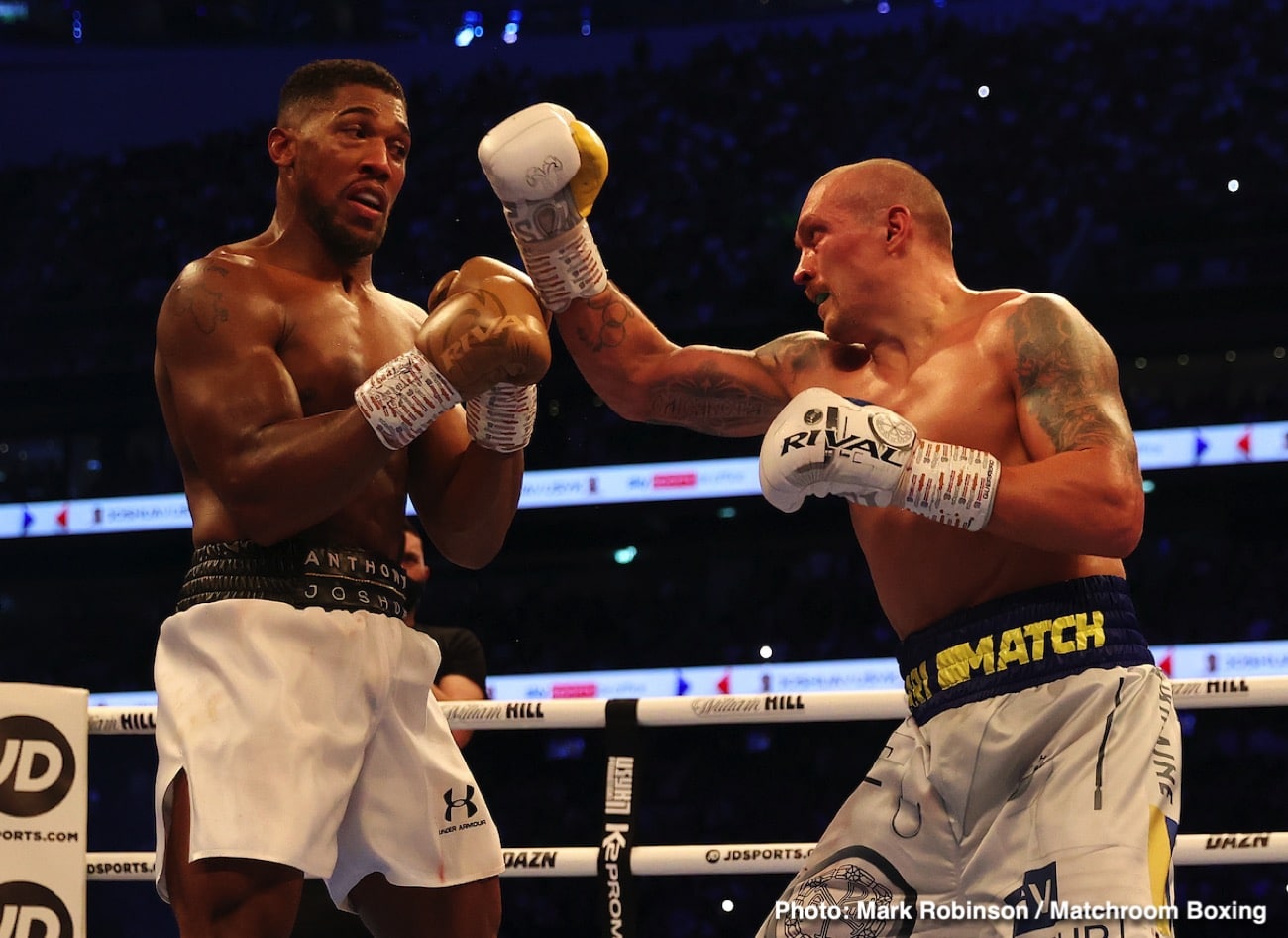 Image: Joshua vs. Usyk: 3 locations being considered for rematch
