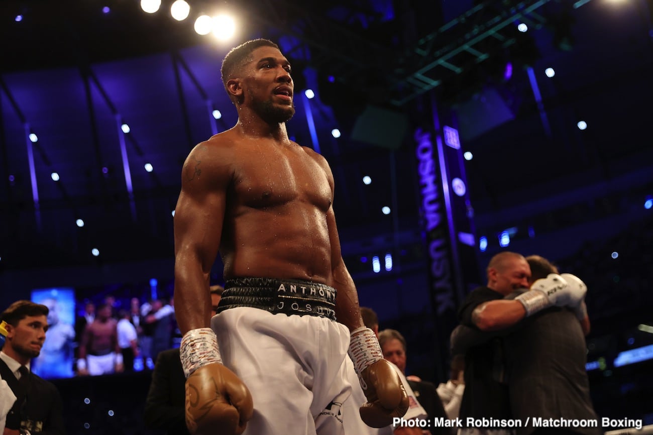 Image: Anthony Joshua unlikely to step aside, wants Usyk rematch says Eddie Hearn