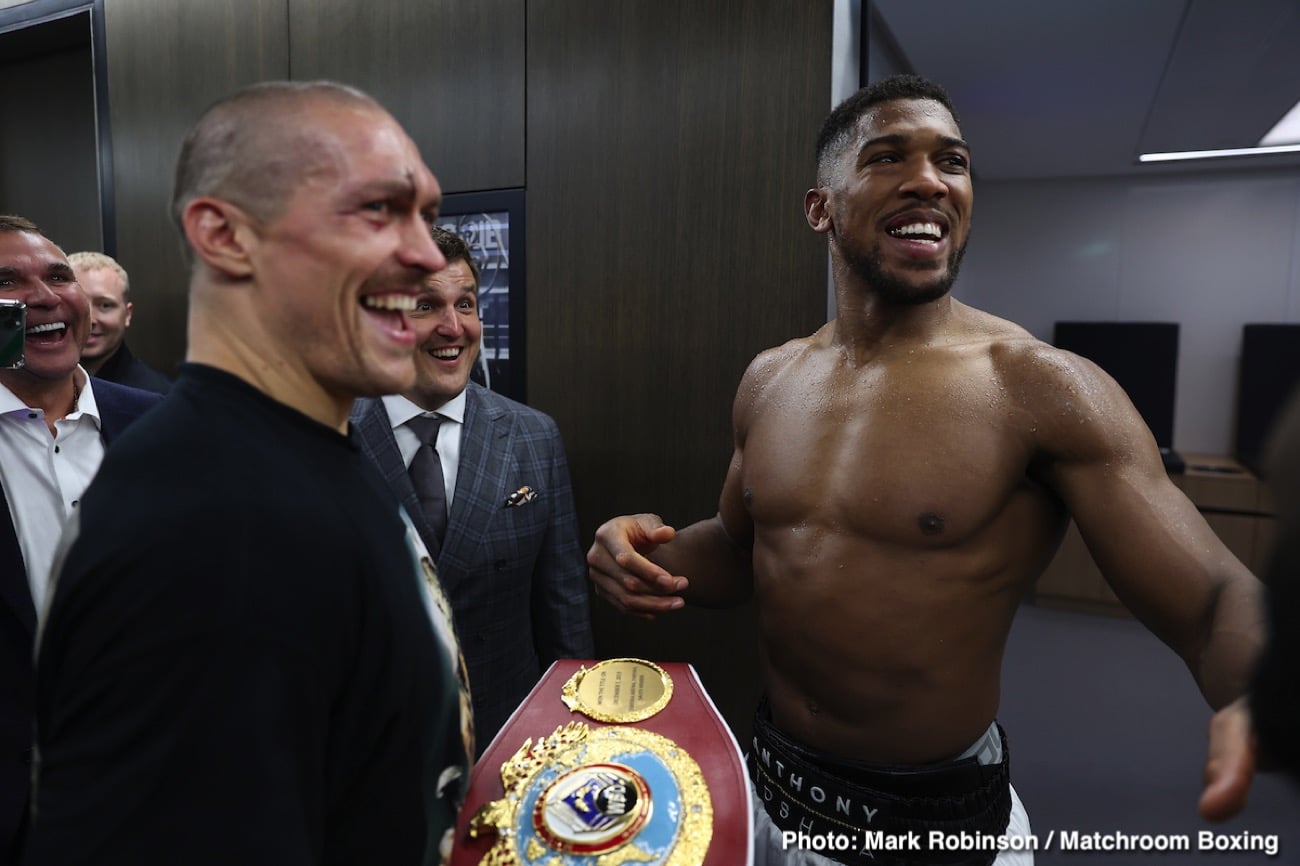 Alexander Usyk, Anthony Joshua, Tyson Fury boxing photo and news image